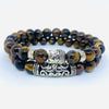 TCC™ Natural Tiger Eye Healing Buddha Bracelet